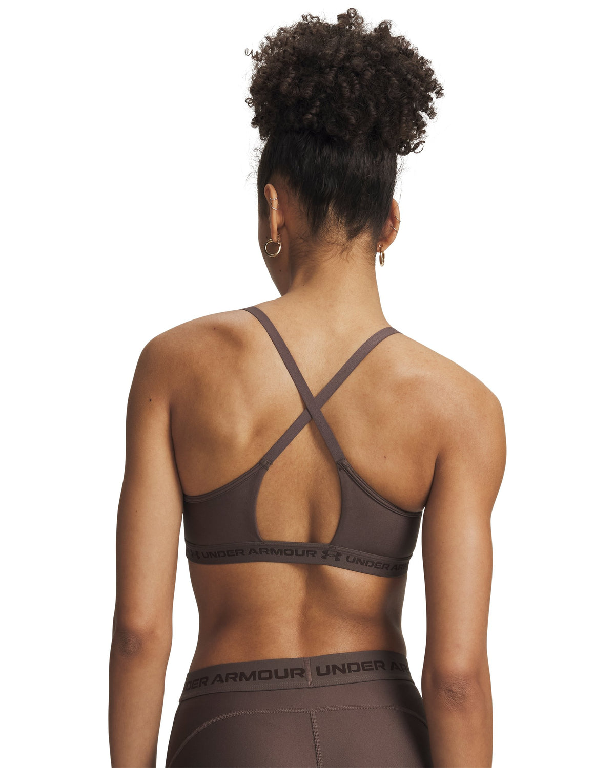 UA Crossback Low Bra - Brown / Kona Brown - 200