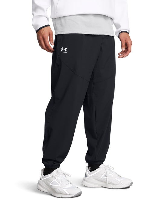 UA Vibe Woven Jogger - Black / White - 001