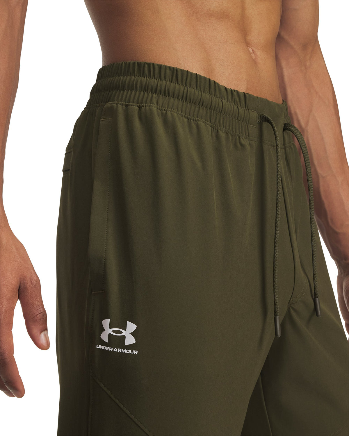UA Vibe Woven Jogger - Expedition Green / White - 308