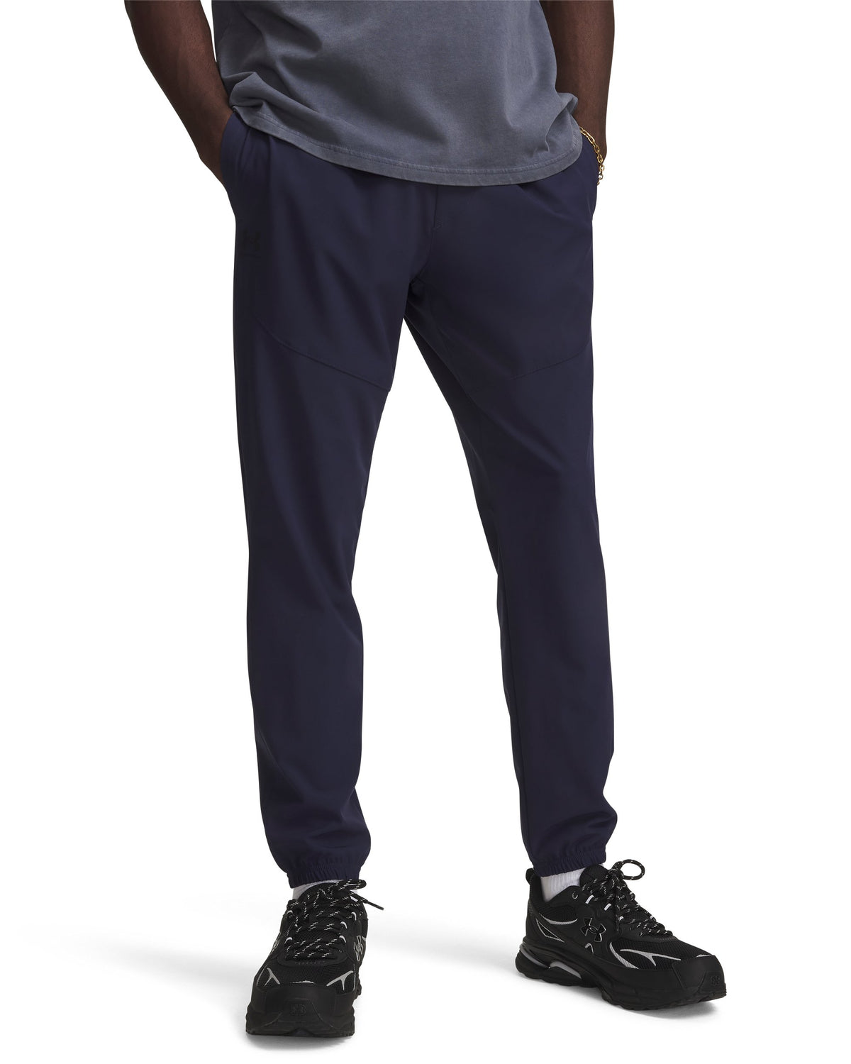 UA Vibe Woven Jogger - Blue / Black - 410