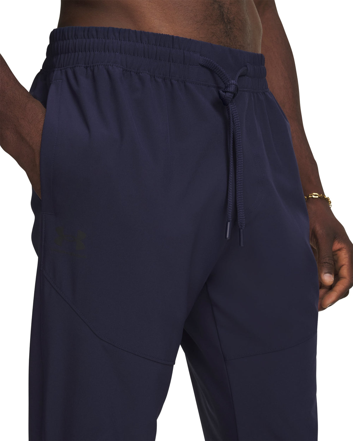 UA Vibe Woven Jogger - Blue / Black - 410