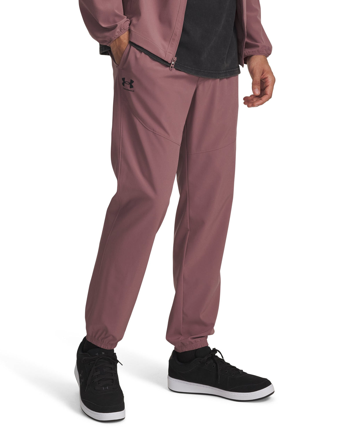 UA Vibe Woven Jogger - Maroon Mist / Black - 651
