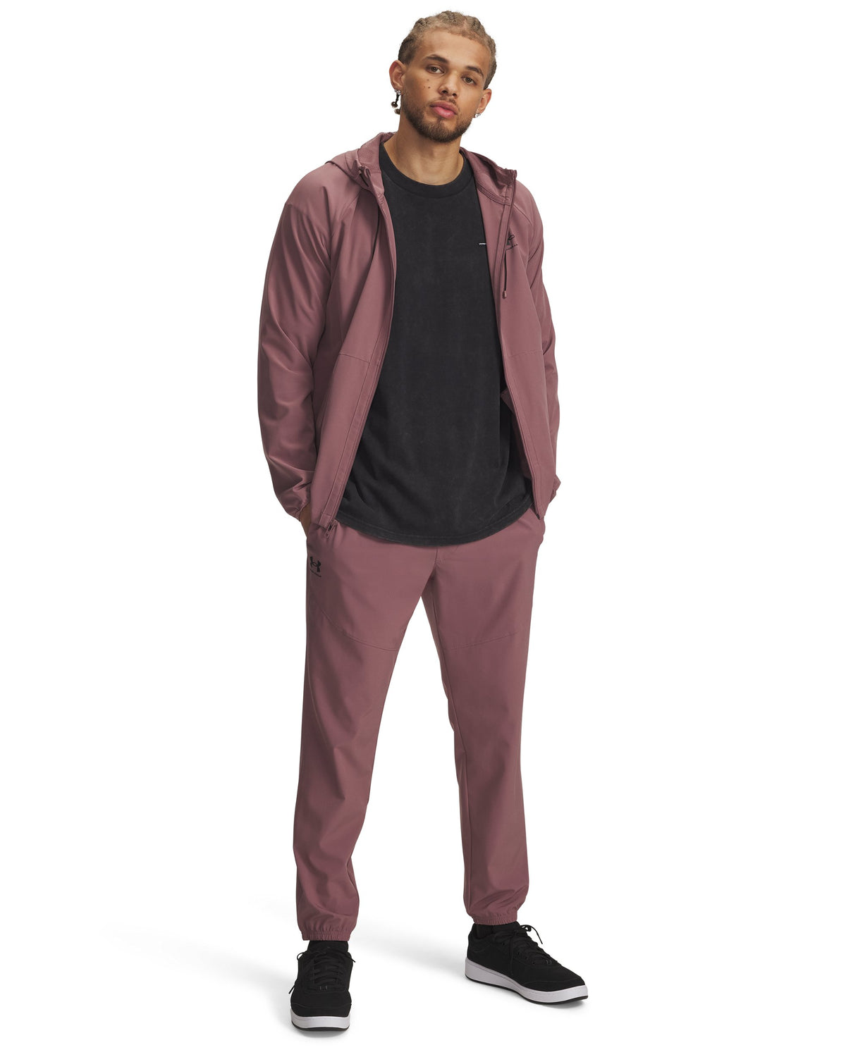 UA Vibe Woven Jogger - Maroon Mist / Black - 651