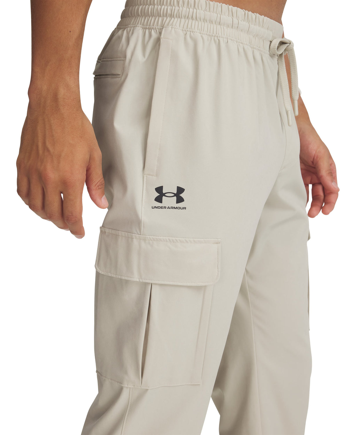 UA Vibe Woven Cargo Pants - Khaki Base / Black - 289