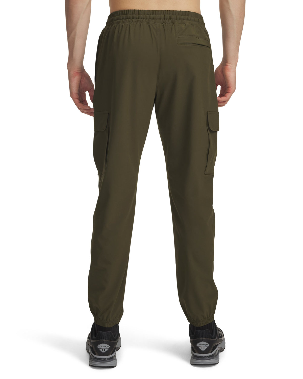UA Vibe Woven Cargo Pants - Green / White - 308