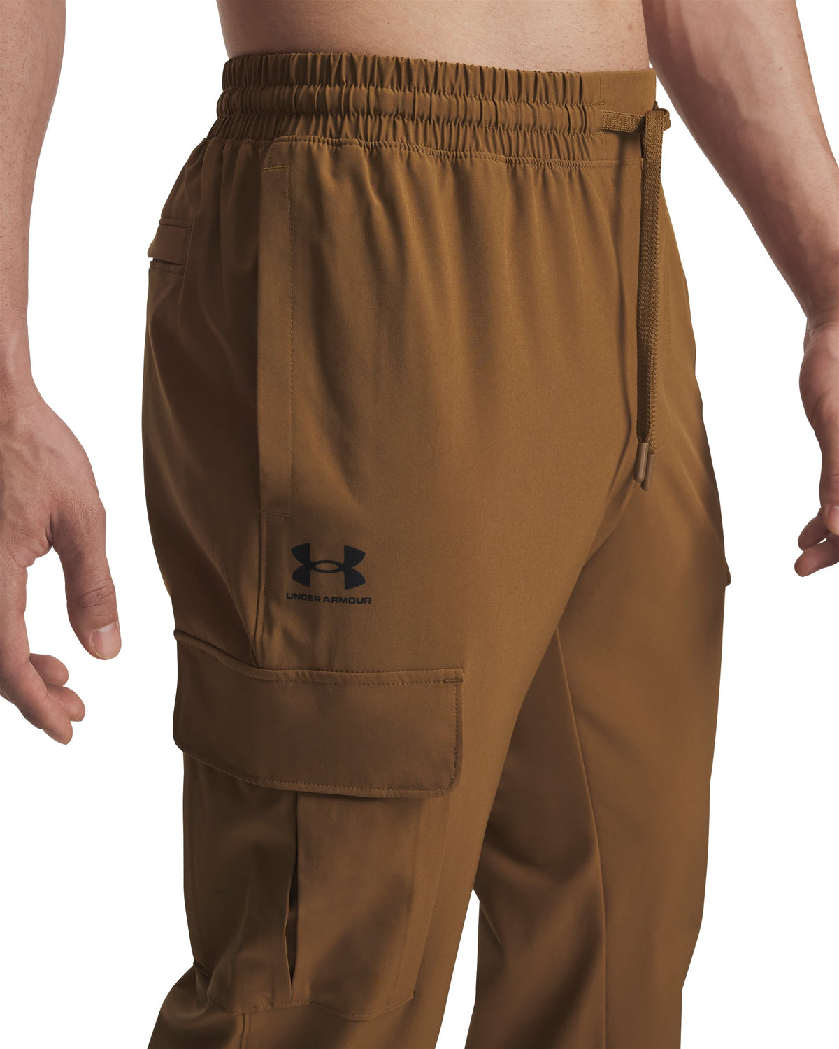 UA Vibe Woven Cargo Pants - חום בהיר / שחור - 498
