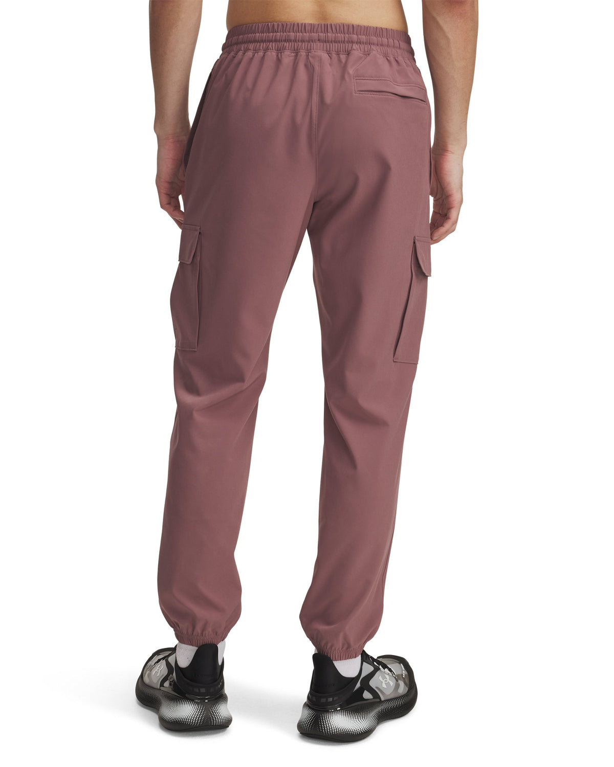UA Vibe Woven Cargo Pants - Maroon Mist / Black - 651