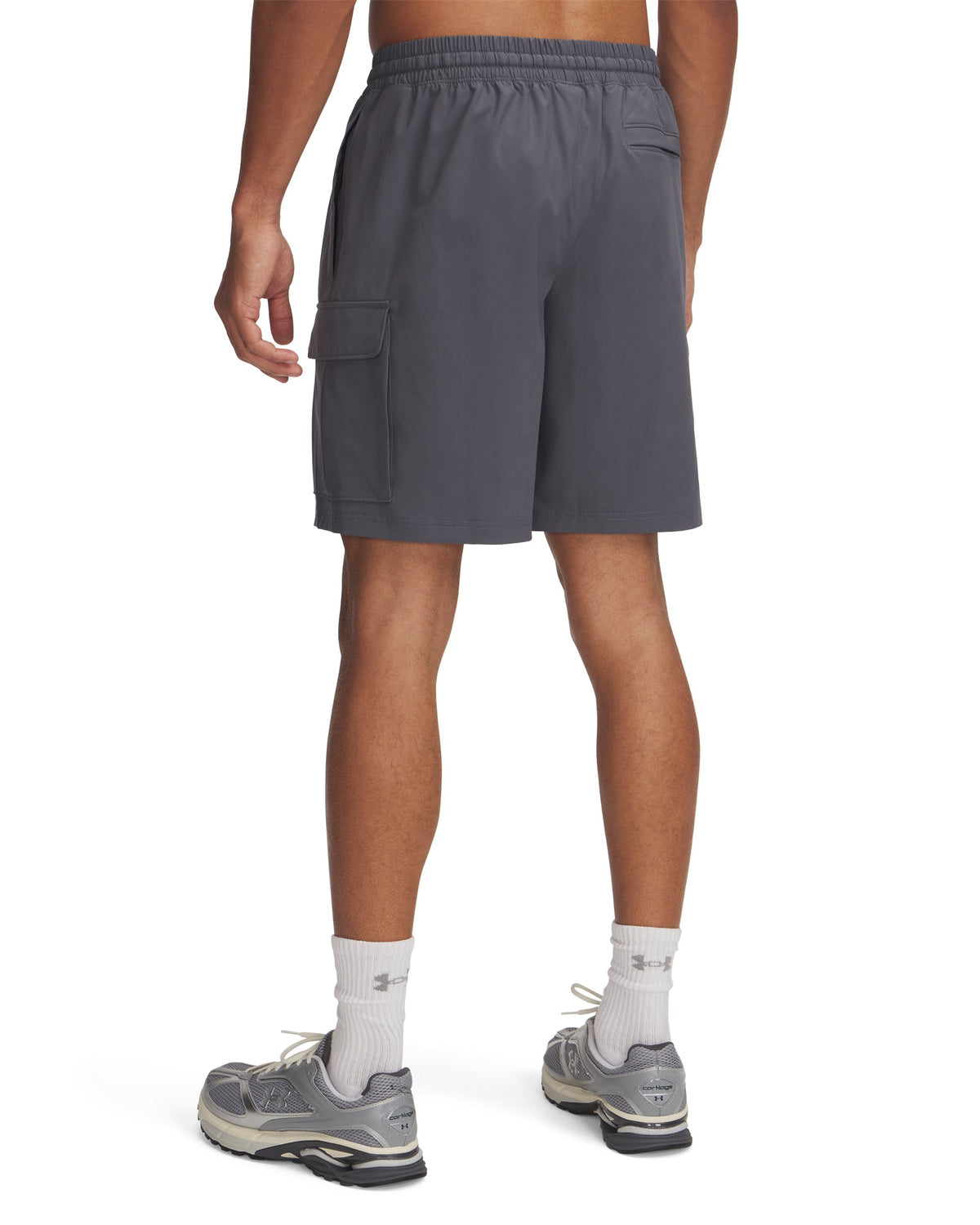 UA Vibe Woven Cargo Short - Castlerock / Black - 025
