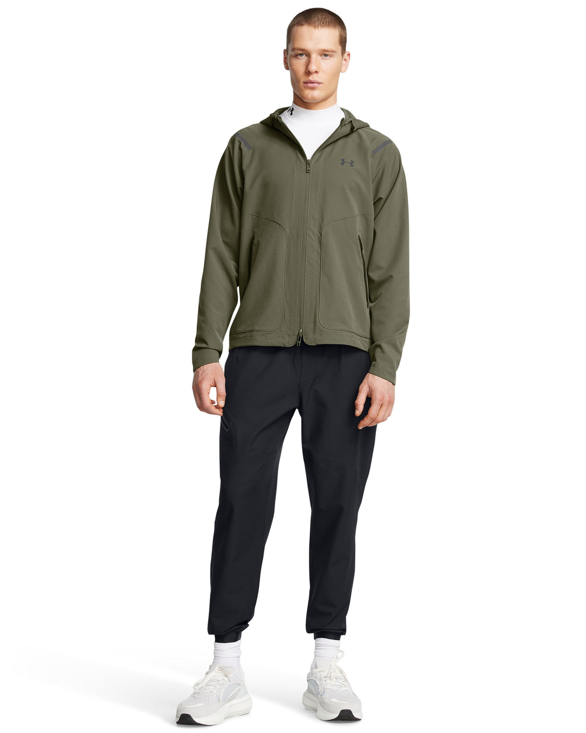UA Unstoppable Woven Jogger - Black / Black - 001