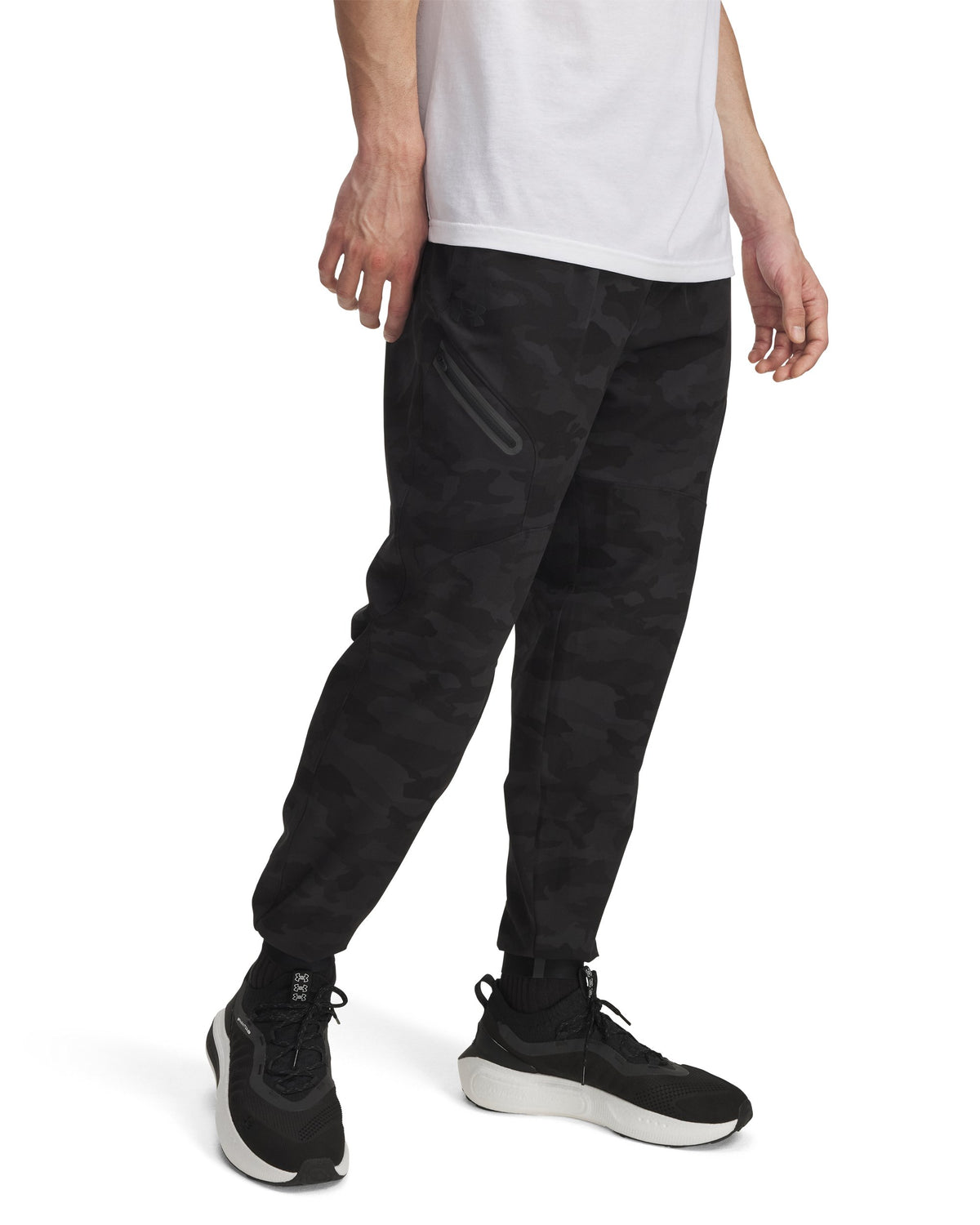 UA Unstoppable Woven Jogger - Black / Black - 005