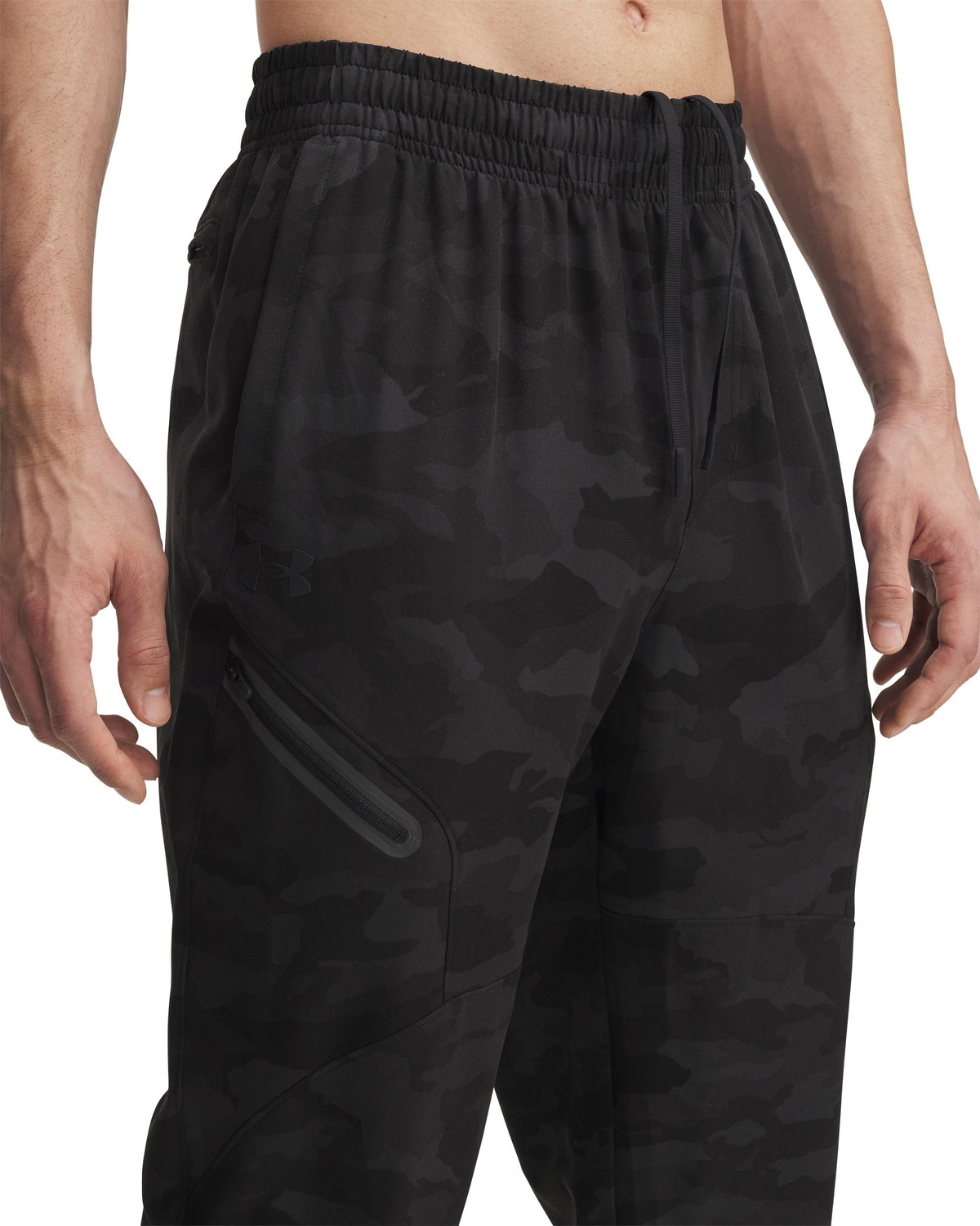 UA Unstoppable Woven Jogger - Black / Black - 005