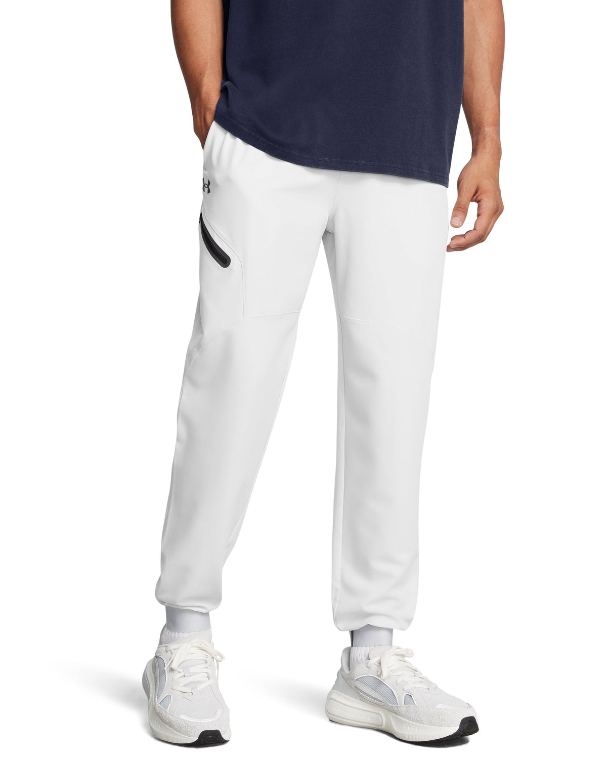 UA Unstoppable Woven Jogger - Halo Gray / Black - 014