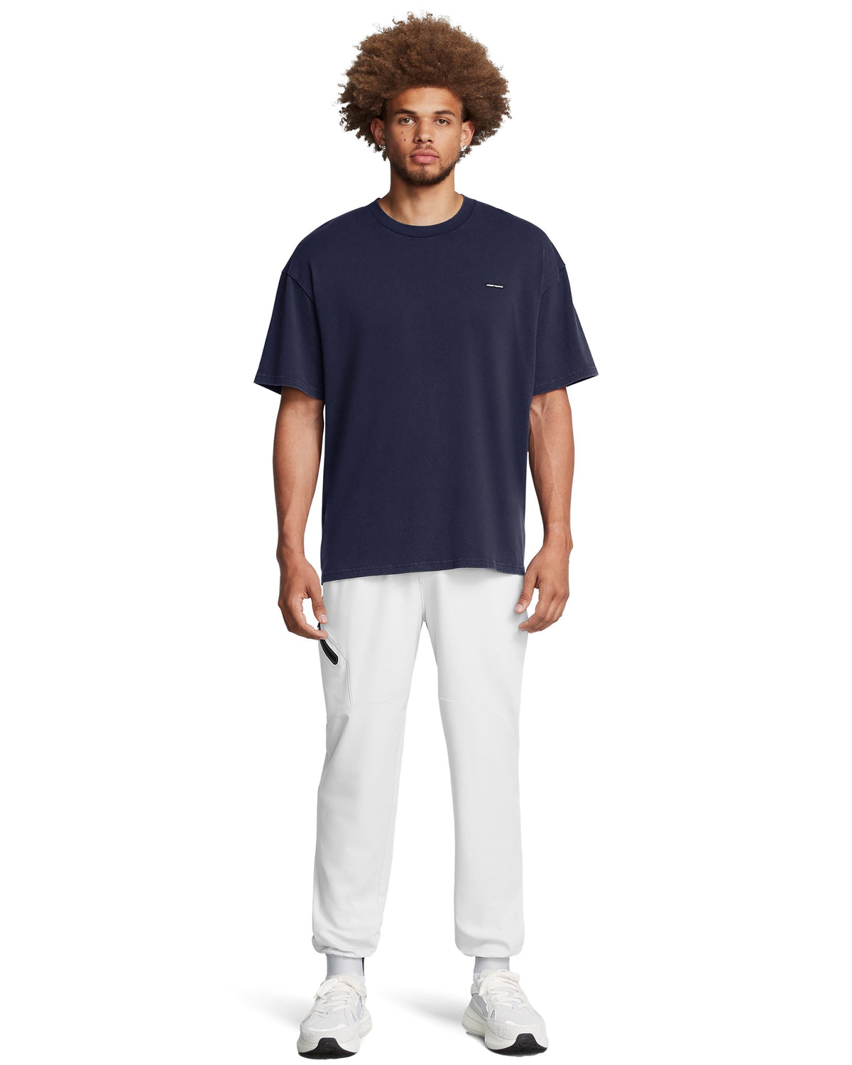 UA Unstoppable Woven Jogger - Halo Gray / Black - 014