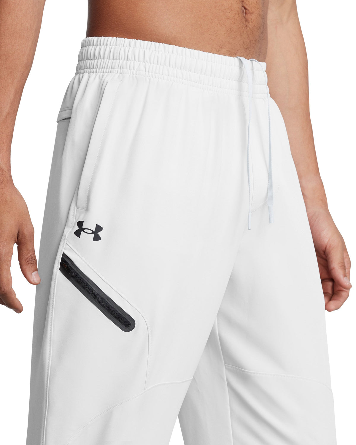 UA Unstoppable Woven Jogger - Halo Gray / Black - 014