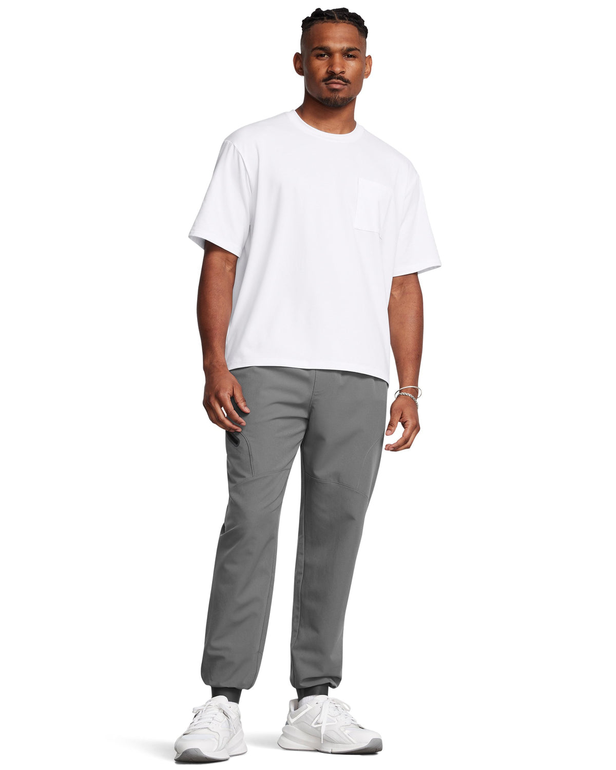 UA Unstoppable Woven Jogger - Castlerock / Black - 025