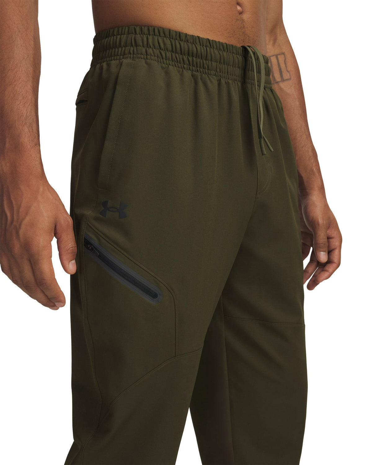 UA Unstoppable Woven Jogger - Expedition Green / Black - 308