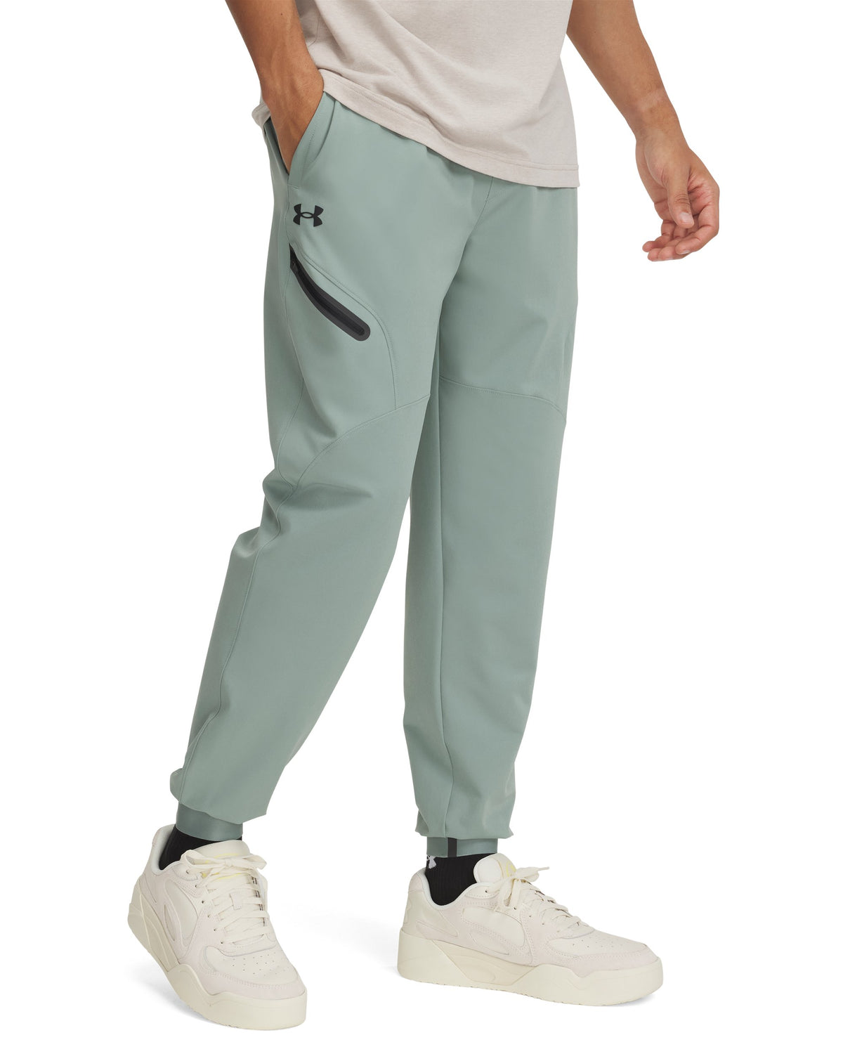 UA Unstoppable Woven Jogger - ירוק / שחור - 348