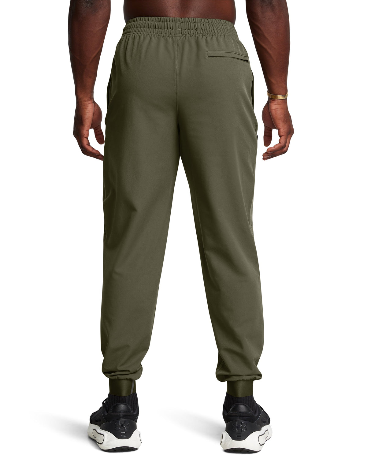 UA Unstoppable Woven Jogger - ירוק זית / שחור - 390