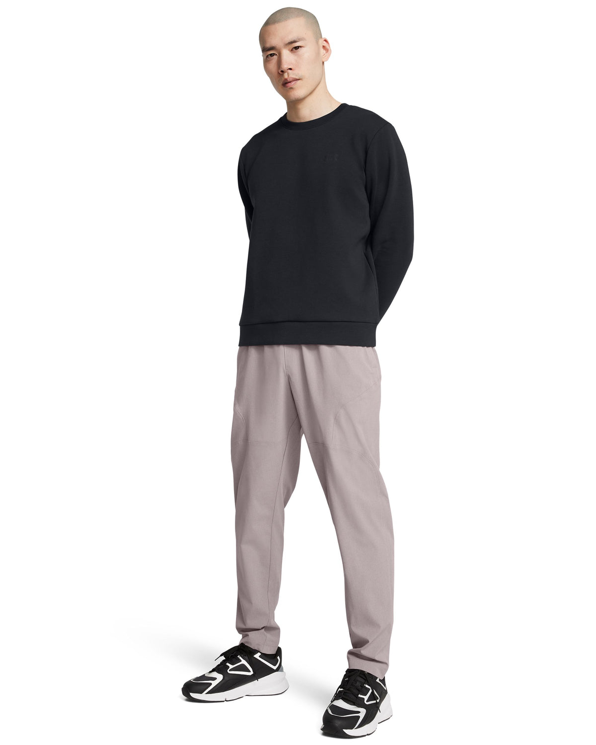 UA Unstoppable Flc Crew EU - Black / Black - 001