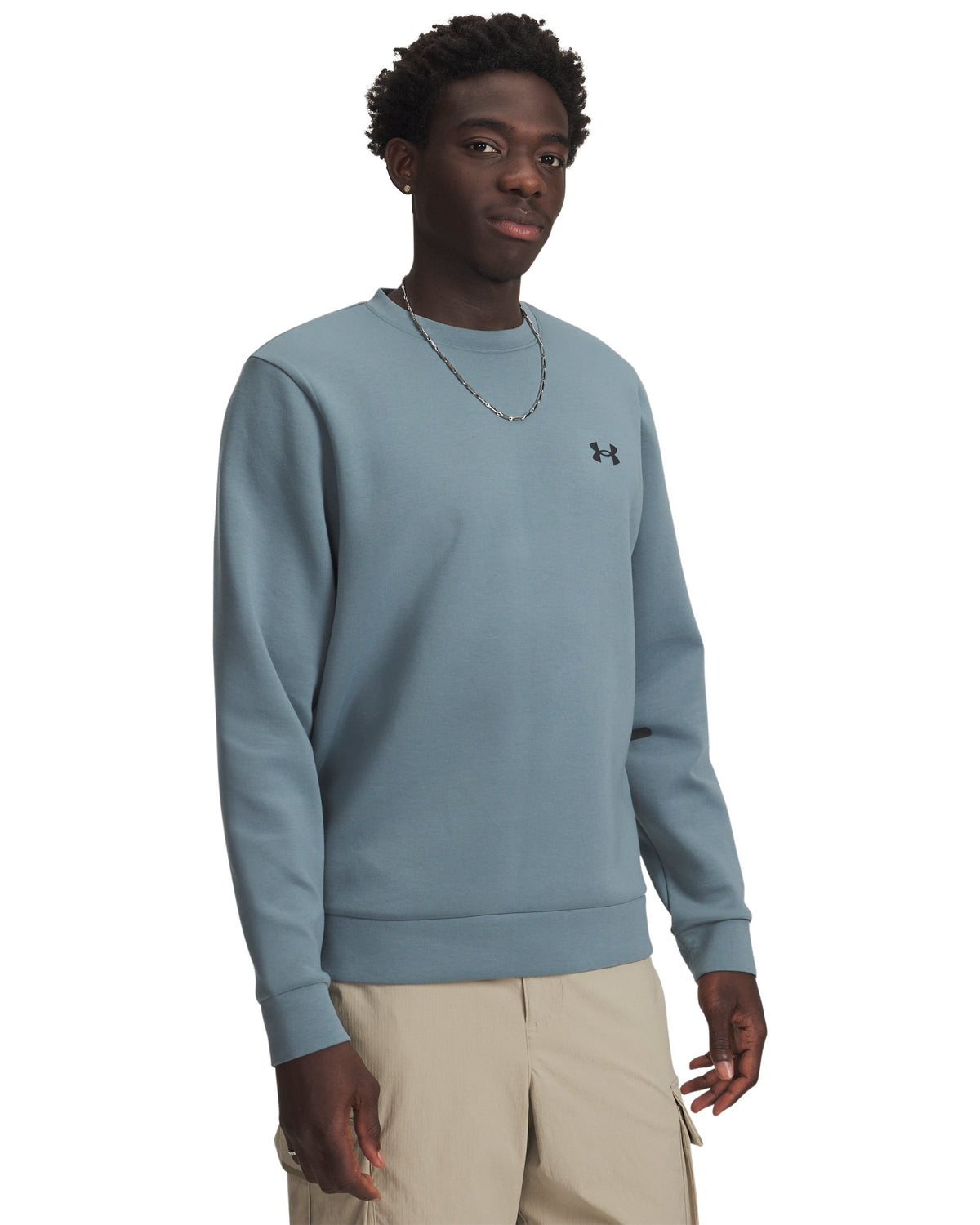 UA Unstoppable Flc Crew EU - Blue / Black - 587