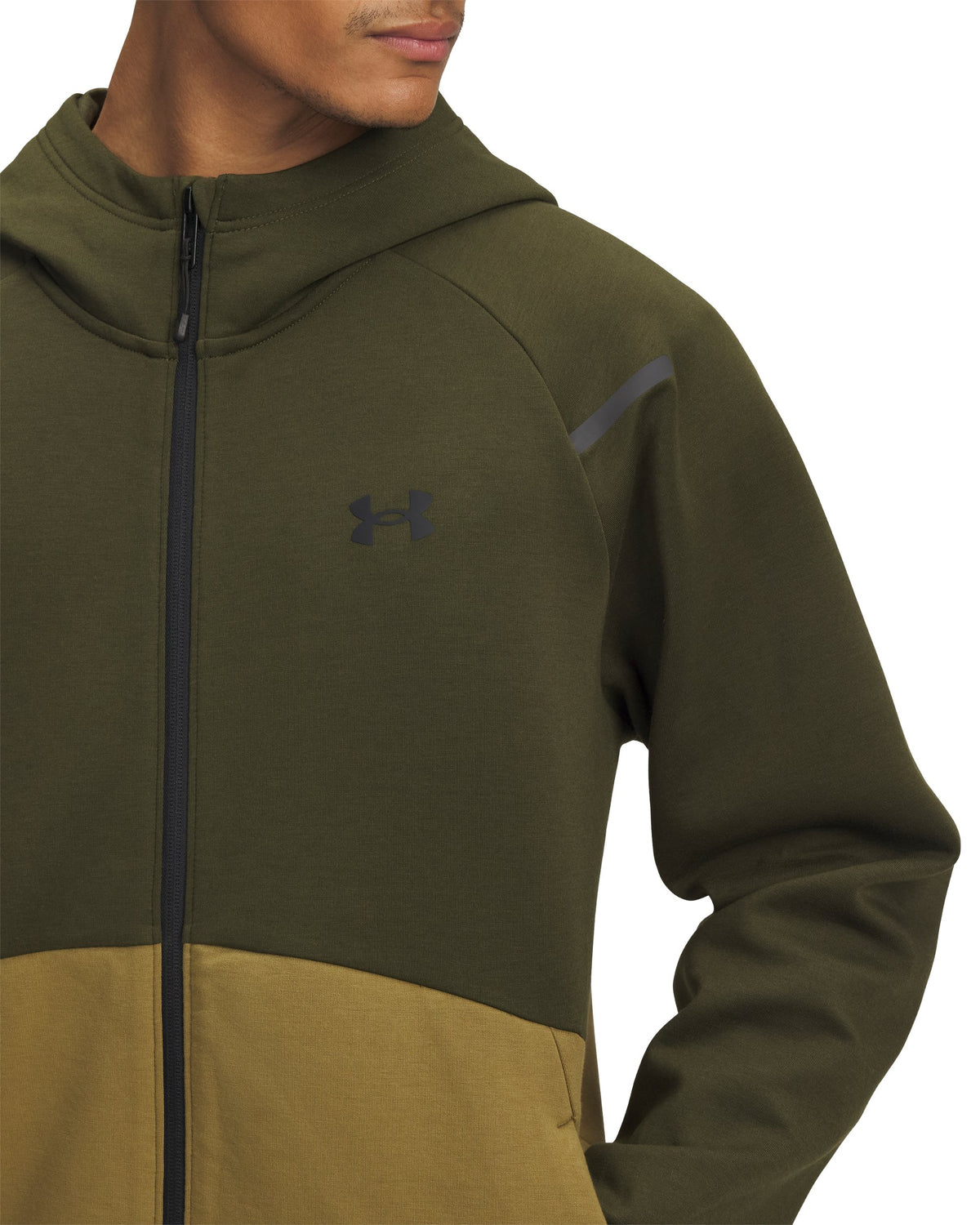 UA Unstoppable Flc FZ HD EU - Green / Black - 308