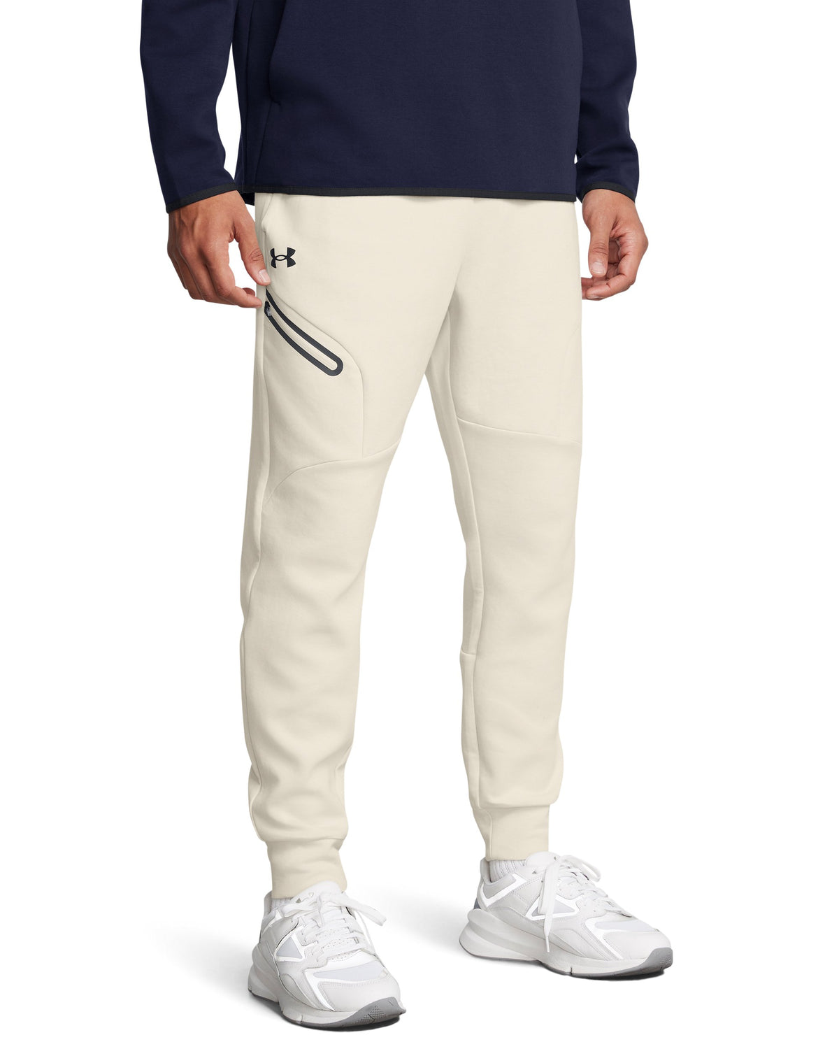 UA Unstoppable Flc Jgr EU - Summit White / Black - 110