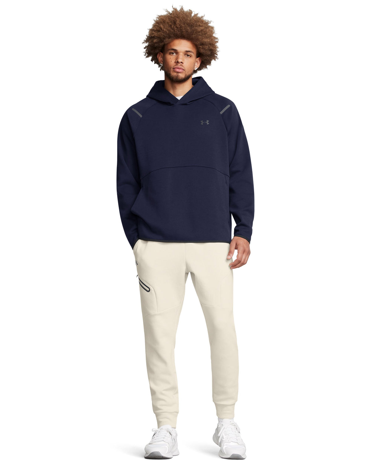 UA Unstoppable Flc Jgr EU - Summit White / Black - 110