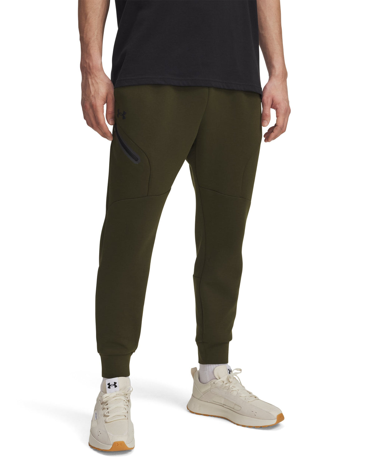UA Unstoppable Flc Jgr EU - Green / Black - 308