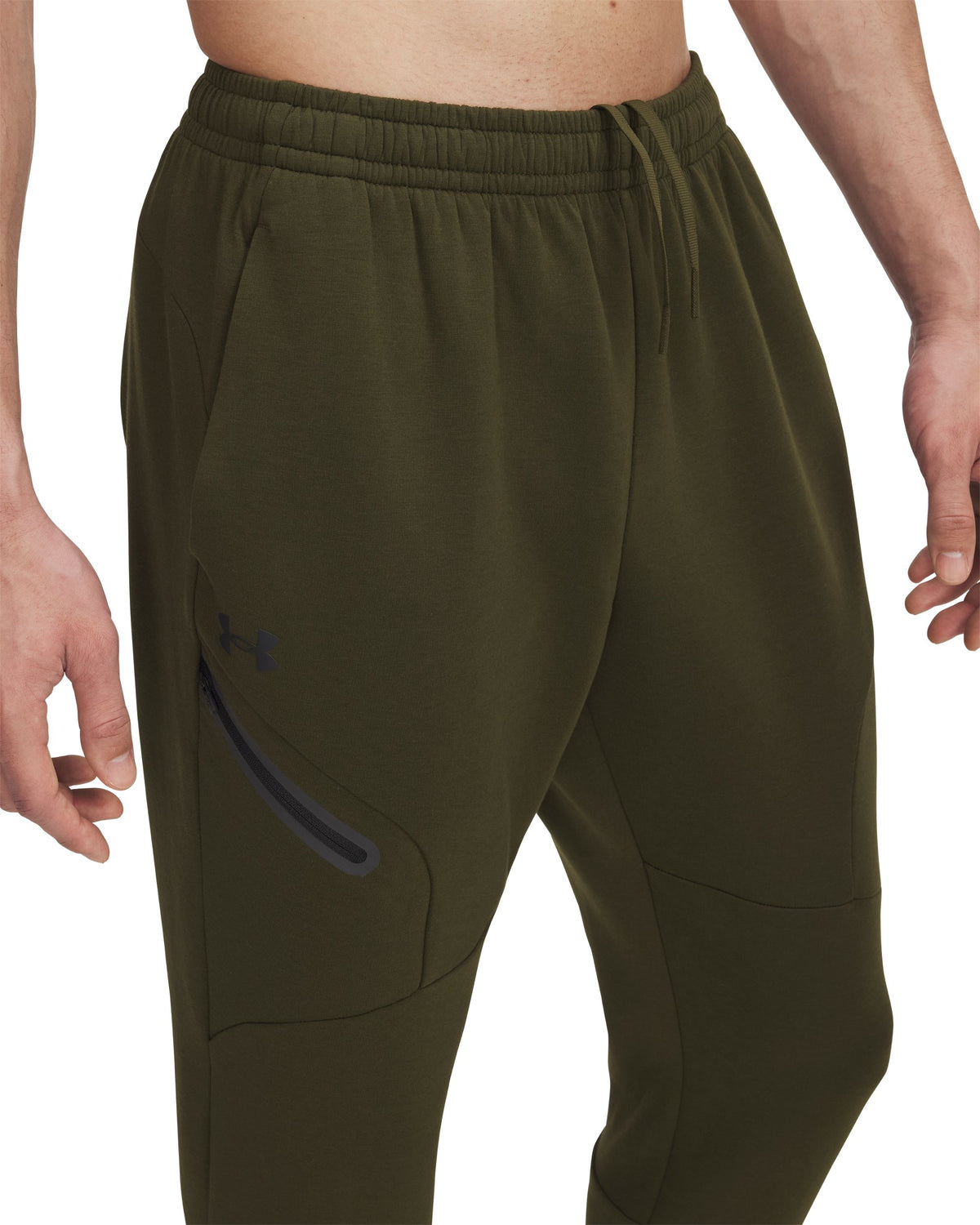 UA Unstoppable Flc Jgr EU - Green / Black - 308