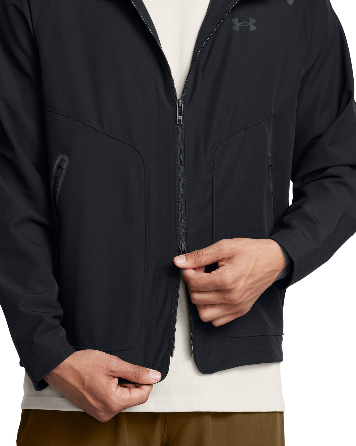 UA Unstoppable Jacket LC - Black / Black - 001