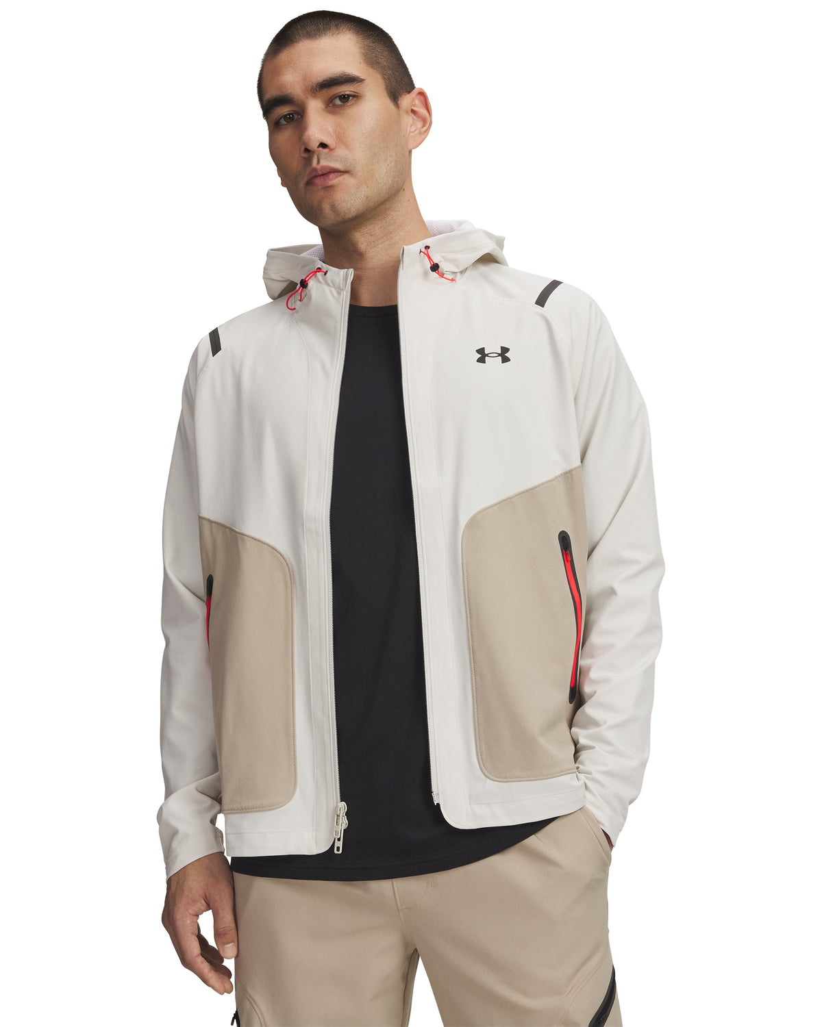 UA Unstoppable Jacket LC - White / Black - 111