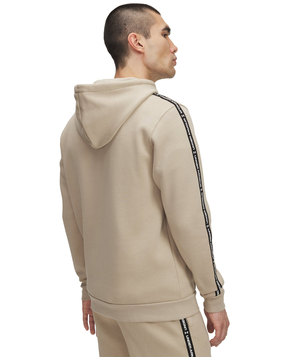 UA Icon Fleece HD Taping - Brown / White - 299