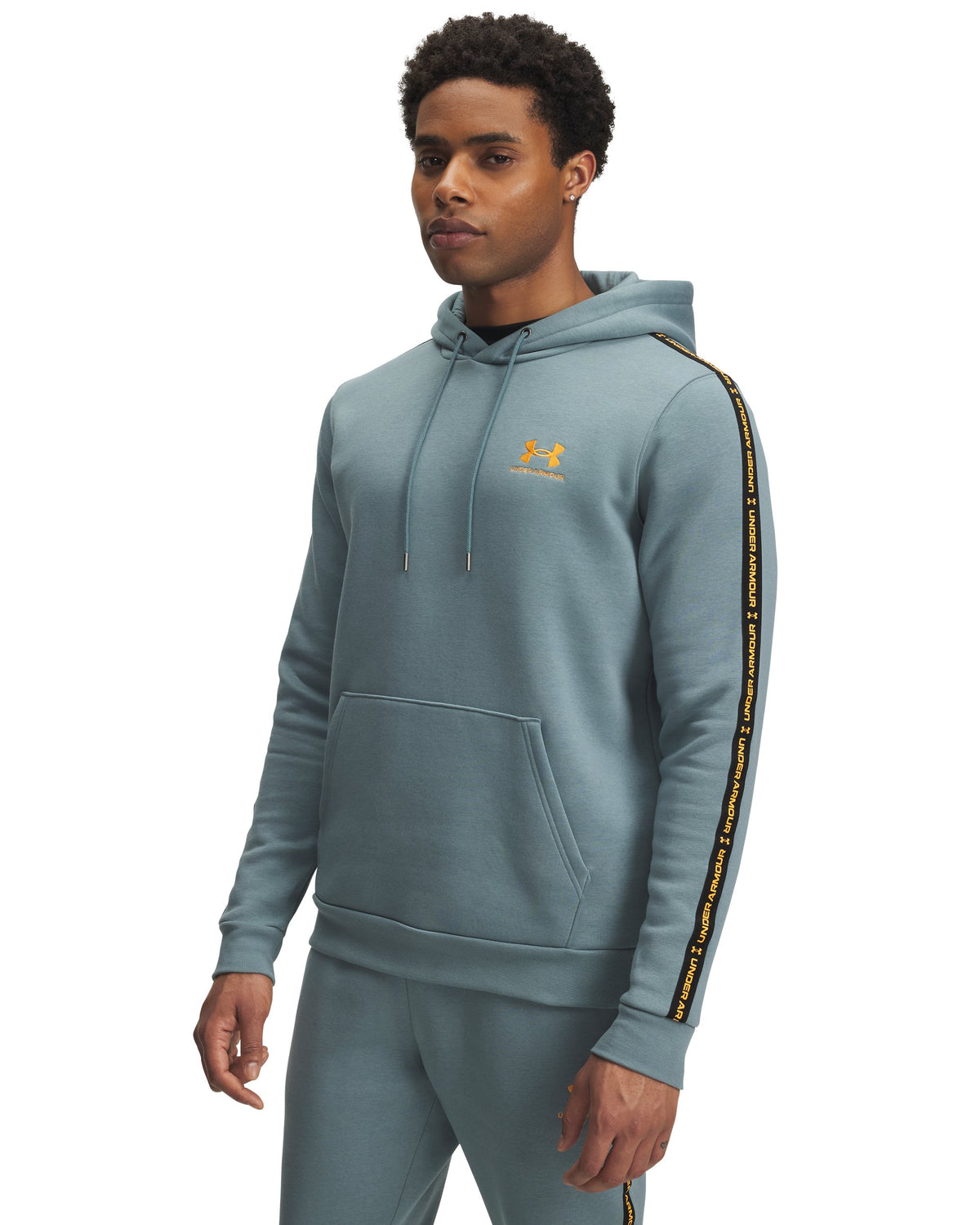 UA Icon Fleece HD Taping - Blue / Squad Orange - 587