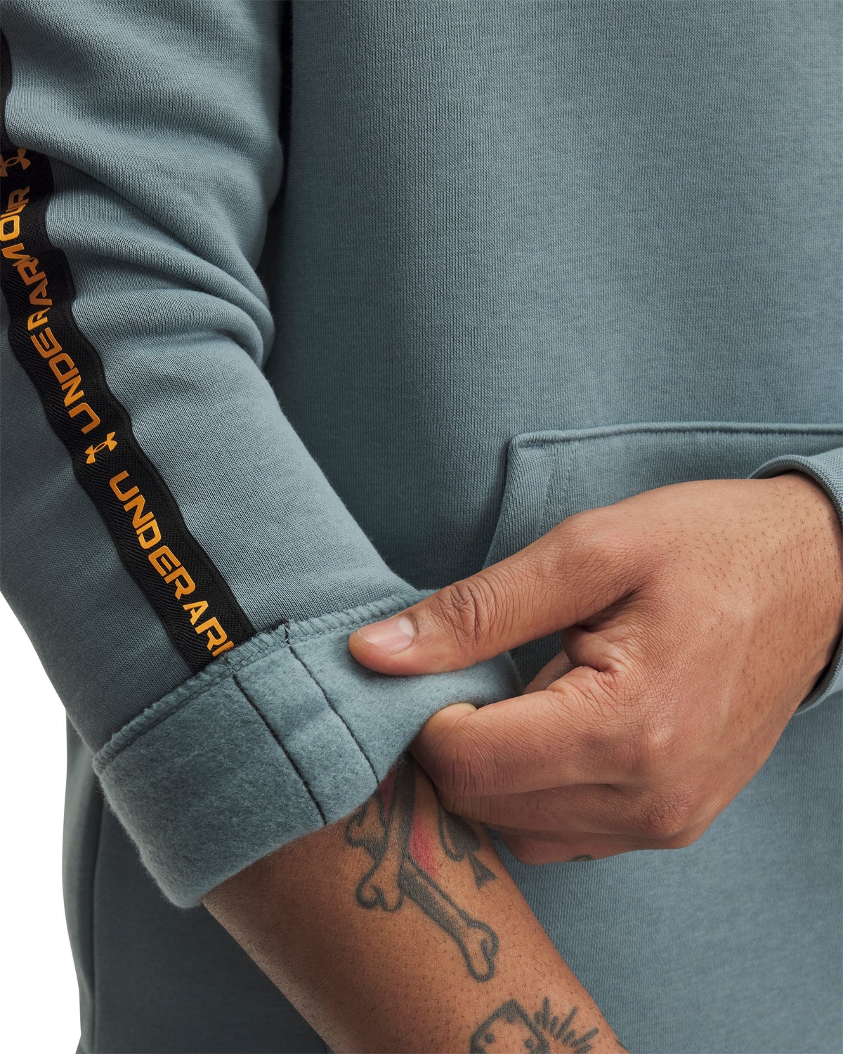 UA Icon Fleece HD Taping - Blue / Squad Orange - 587