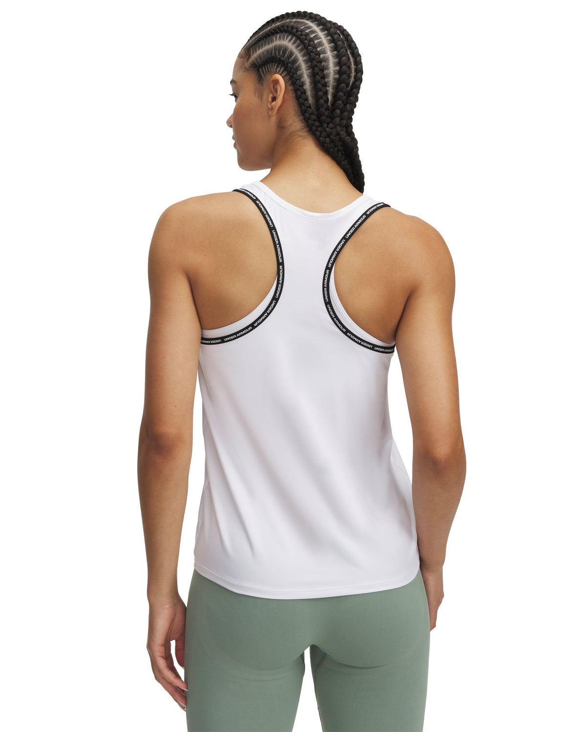 Tech Knockout Tank - White / Black - 100