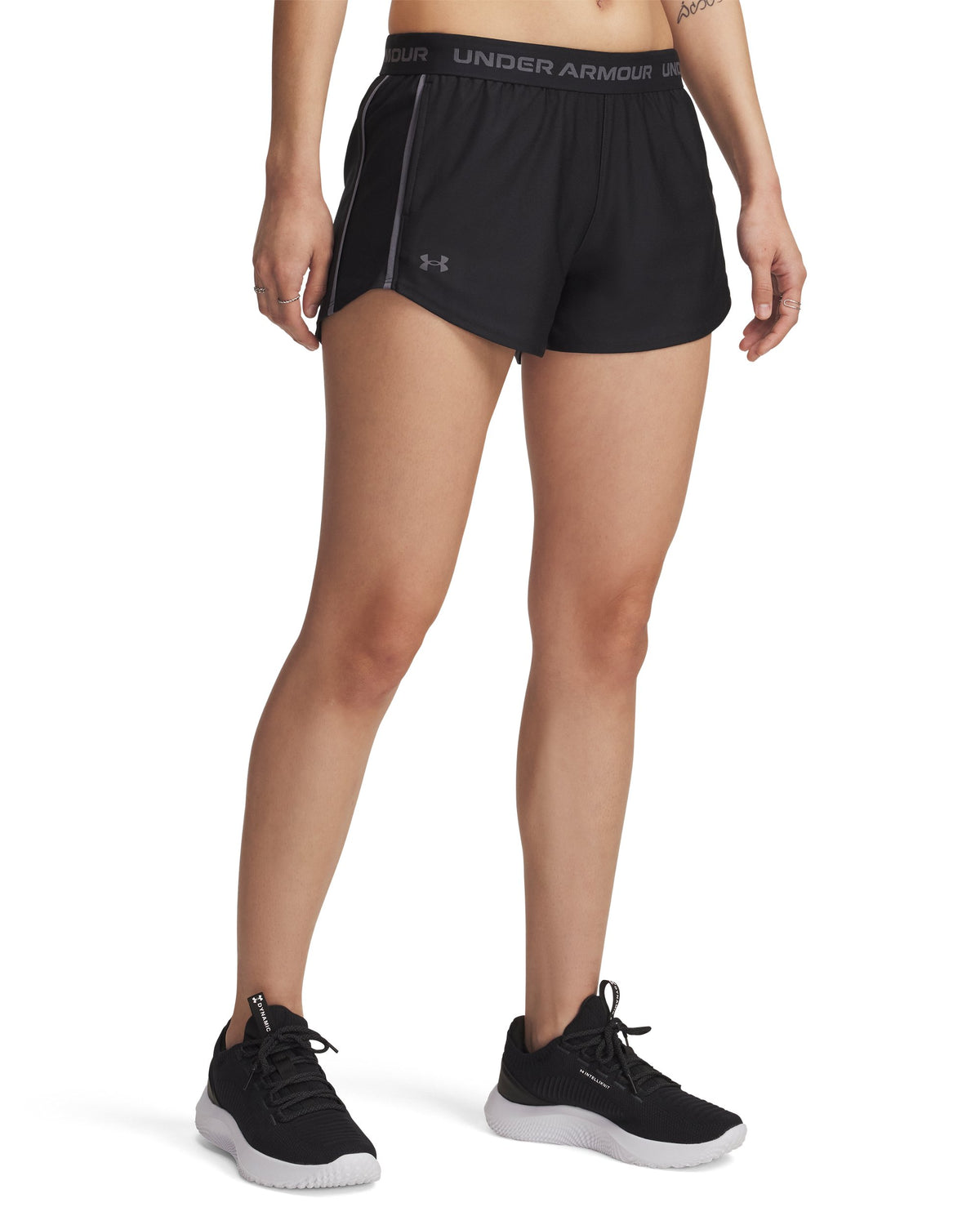 Tech Play Up Shorts - Black / Castlerock - 001