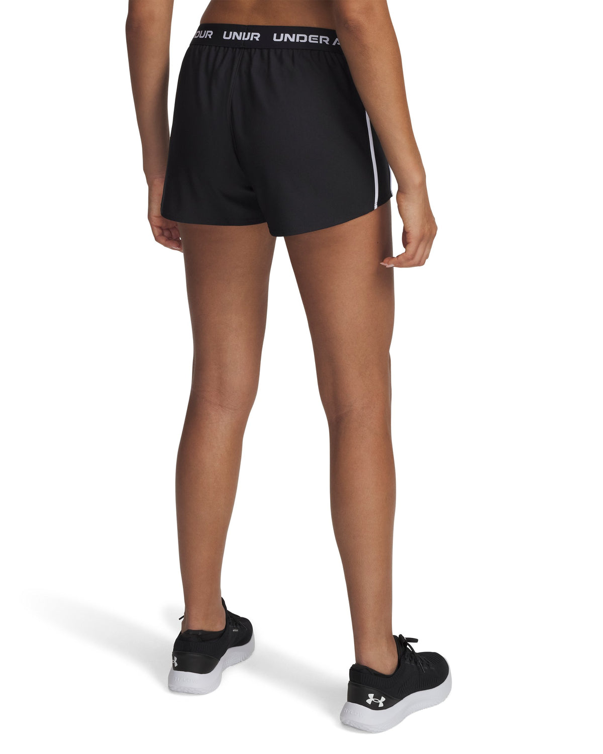 Tech Play Up Shorts - Black / White - 002