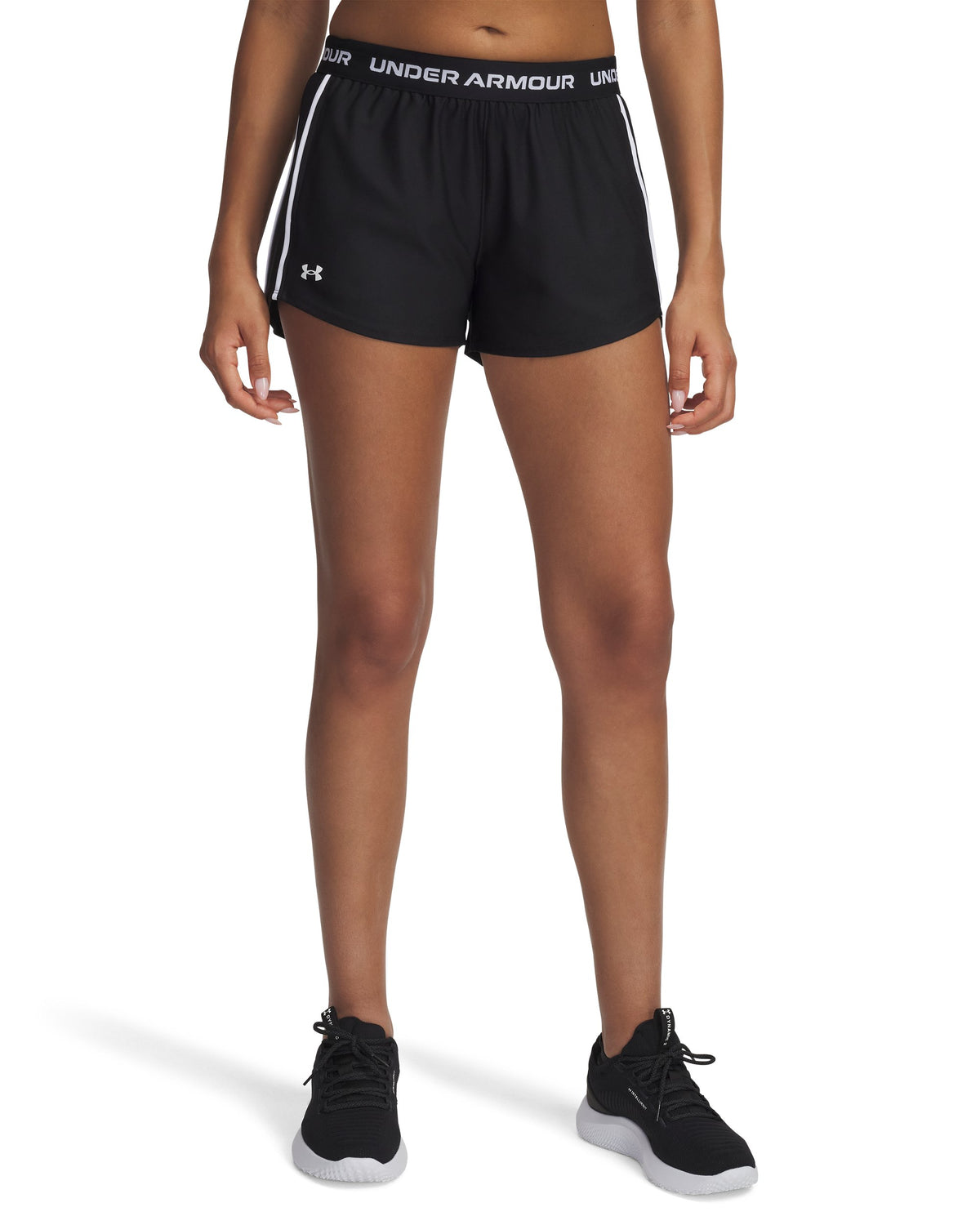 Tech Play Up Shorts - Black / White - 002