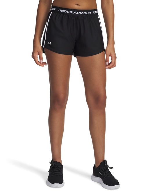 Tech Play Up Shorts - Black / White - 002