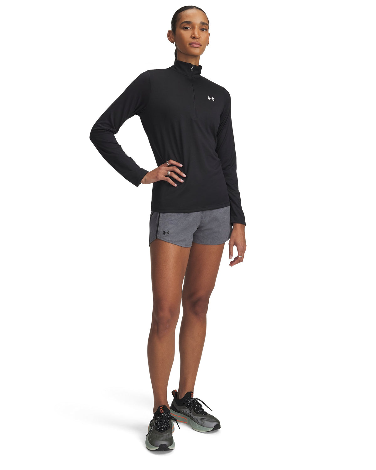 Tech Play Up Shorts - Castlerock / Black - 025