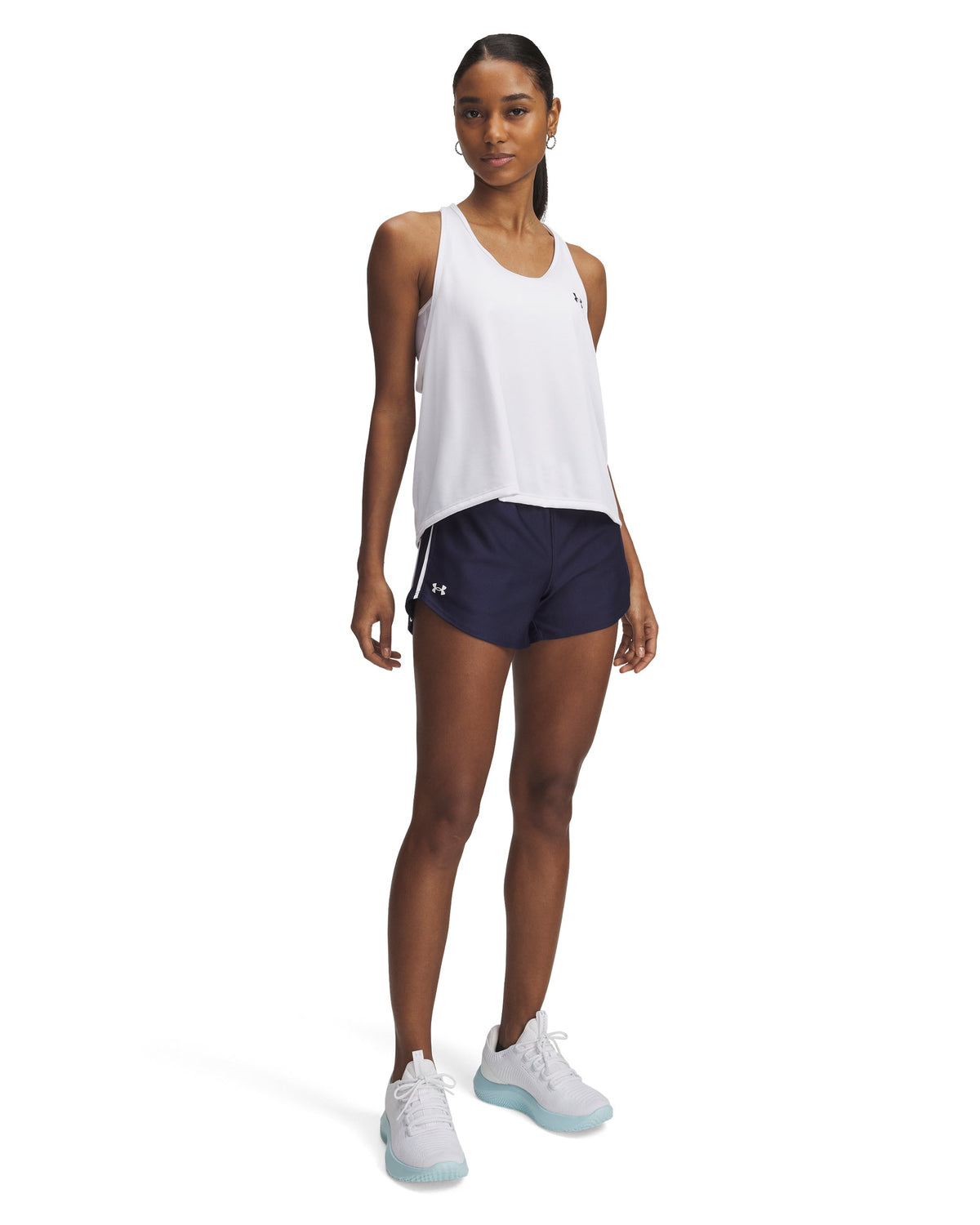Tech Play Up Shorts - Midnight Navy / White - 410