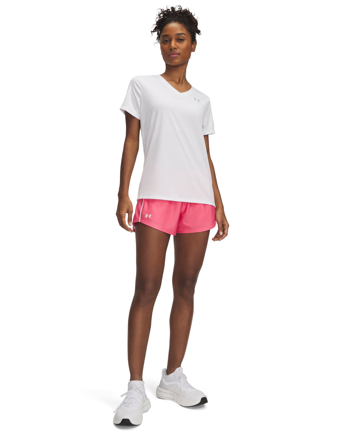 Tech Play Up Shorts - Super Pink / White - 672