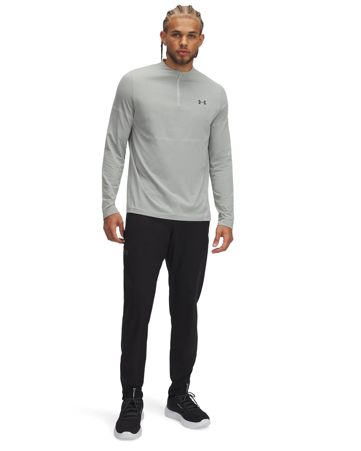 Vanish Woven Tapered Pants - Black / Castlerock - 001