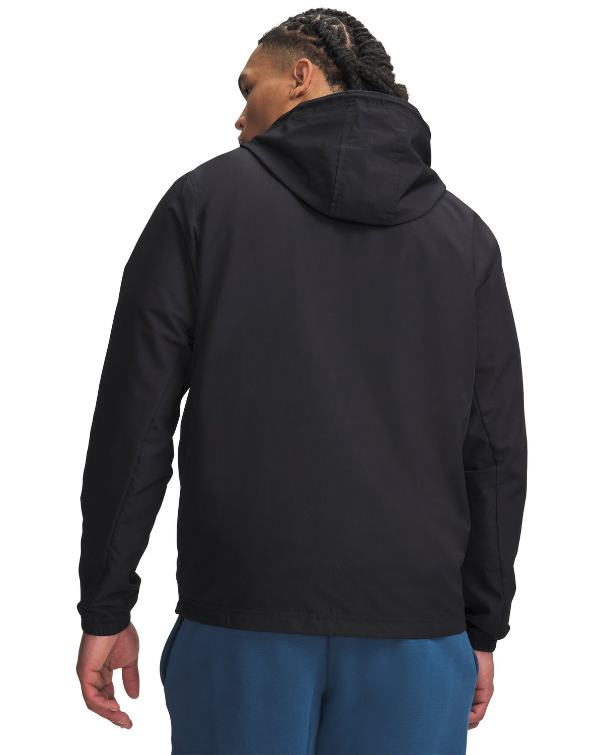 UA Rival Wvn Windbreaker - Black / White - 001