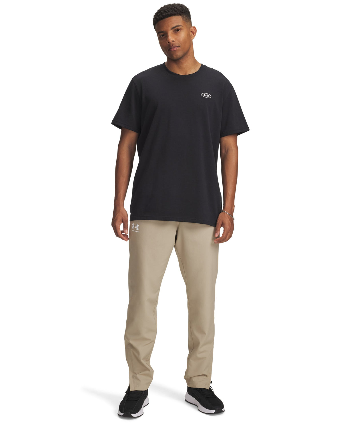 UA Rival Wvn Windbreaker Pnt - Brown / Black - 299