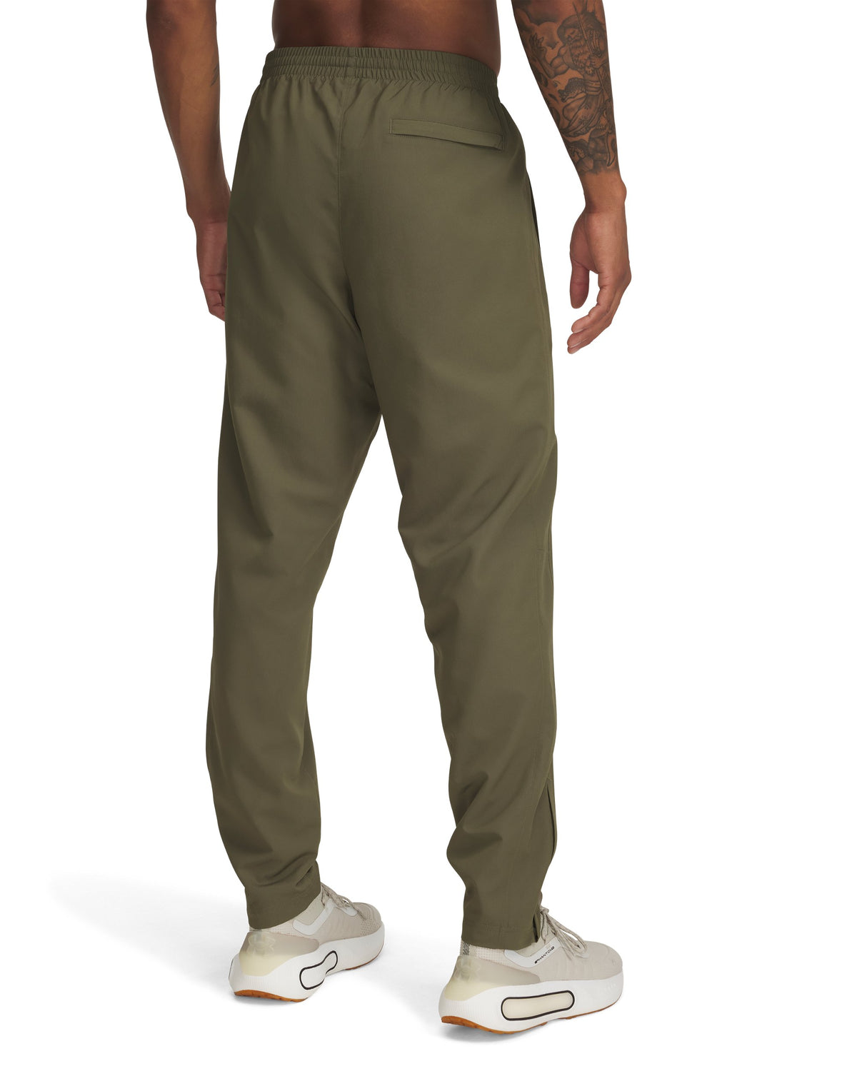 UA Rival Wvn Windbreaker Pnt - Marine OD Green / Marine OD Green / Black - 390