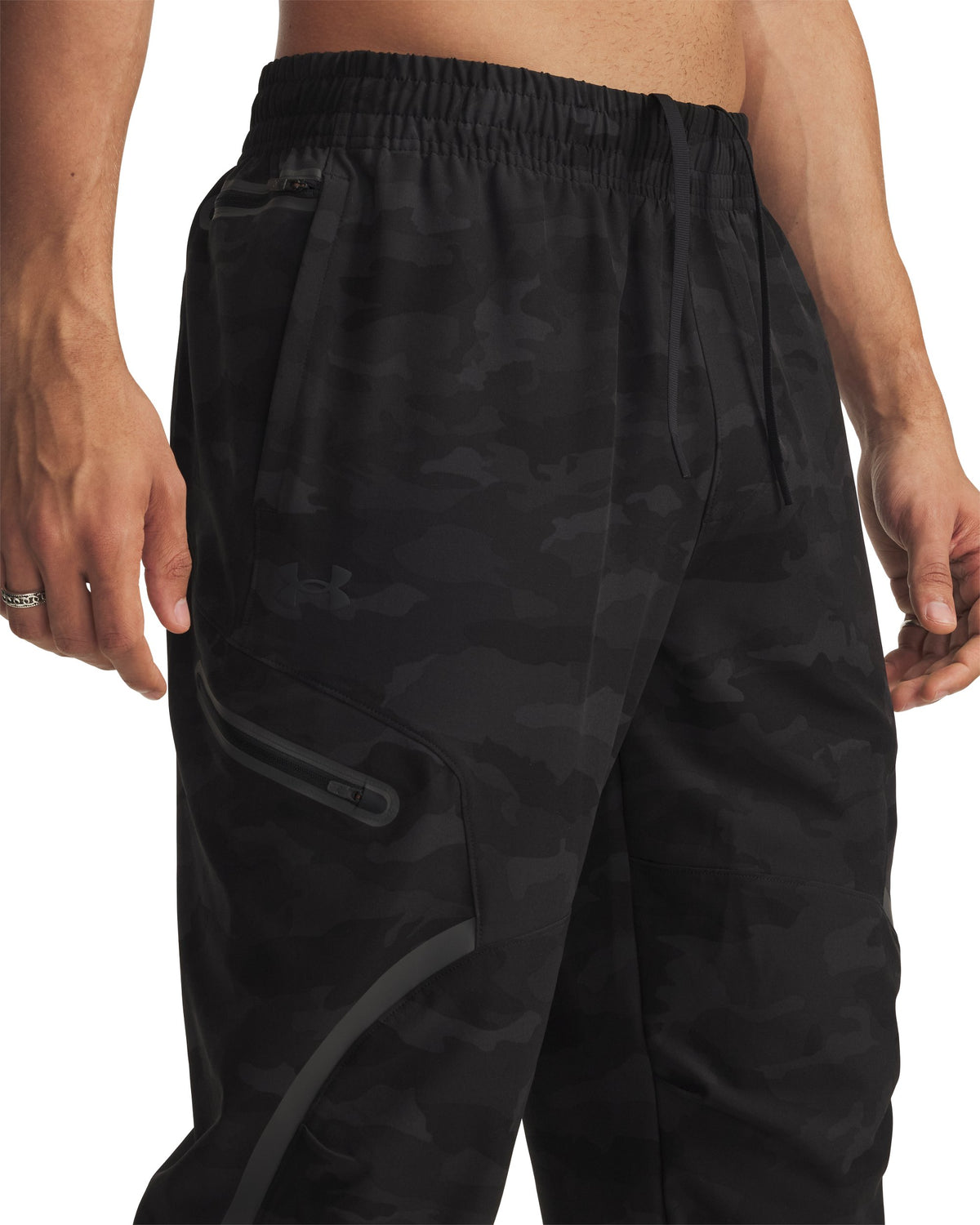 UA Unstoppable Cargo Pant - Black / Black - 003