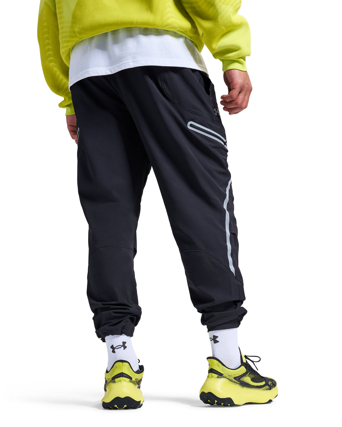 UA Unstoppable Cargo Pant - שחור / כסף - 004
