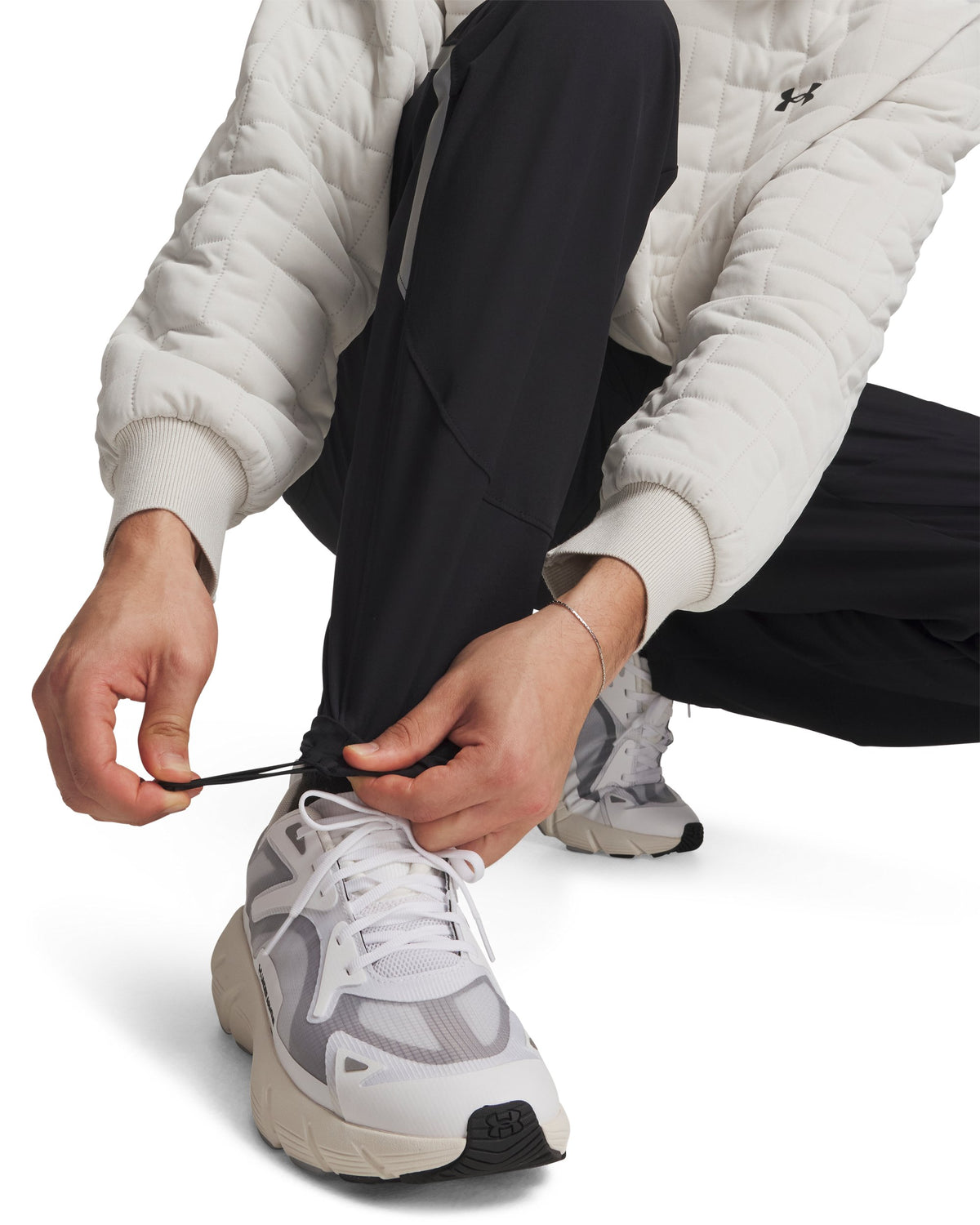 UA Unstoppable Cargo Pant - שחור / כסף - 004