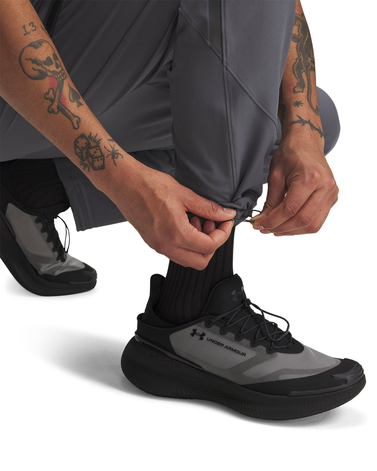 UA Unstoppable Cargo Pant - Castlerock / Black - 025